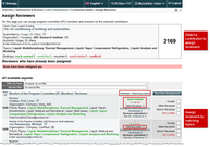 Image 10: Matching topics help assigning reviewers to submissions - click on image to enlarge